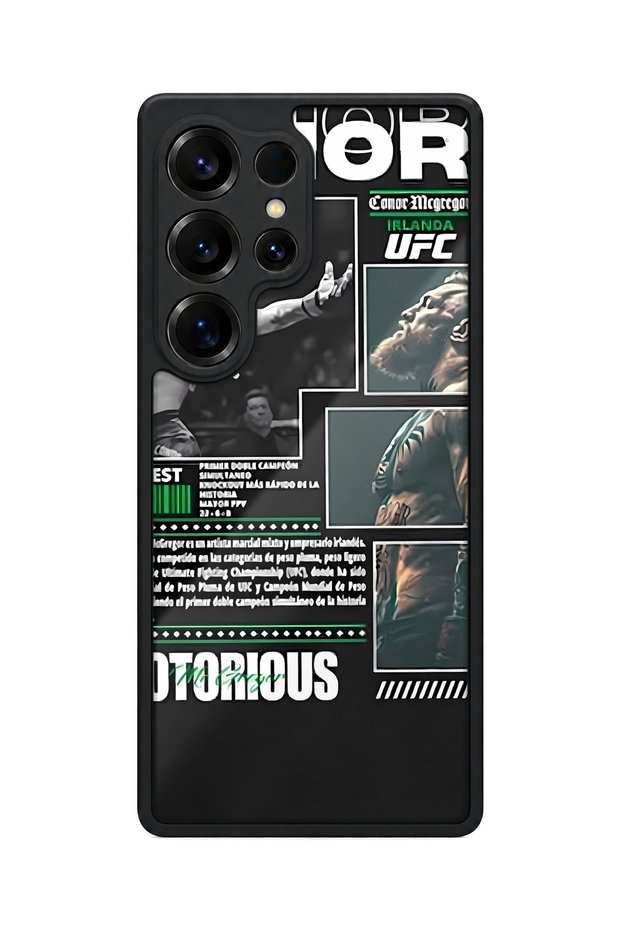 Samsung Galaxy S25 Ultra Compatible Mcgregor Patterned Camera Protected Shockproof Case