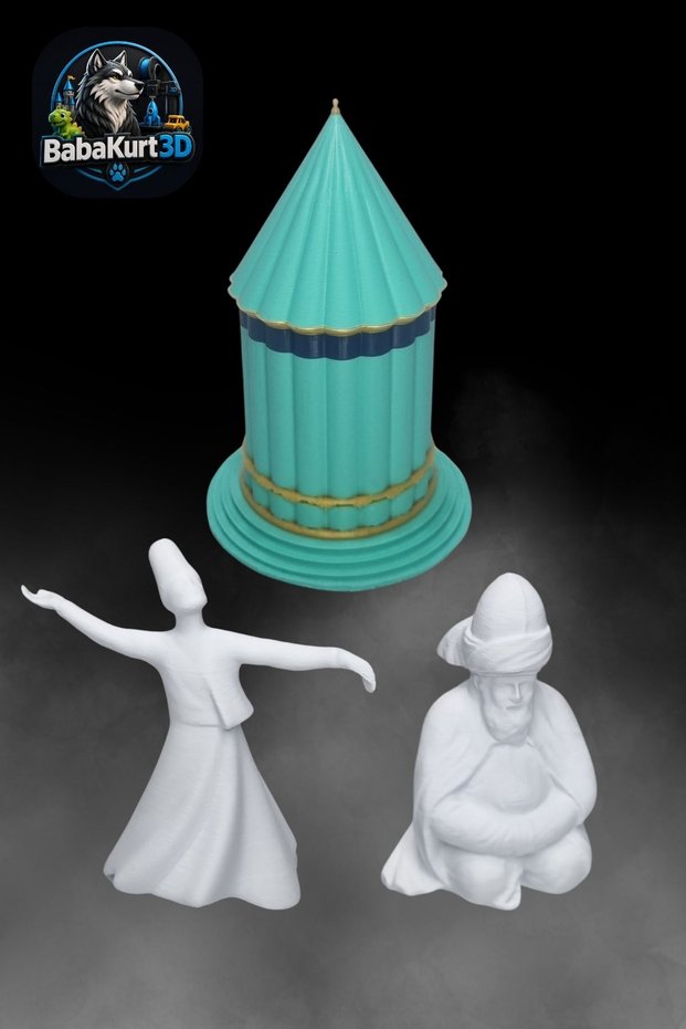 Mevlana Üçlü Set