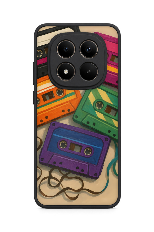 حافظة Redmi Note 15 Pro Plus 5G متوافقة مع Mixtape ومقاومة للصدمات مع حماية للكاميرا