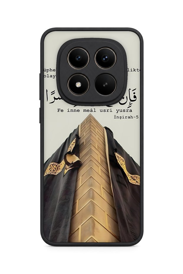 Redmi Note 15 Pro Plus 5g Compatible Auspicious Sentences Patterned Shockproof Case with Camera Protection