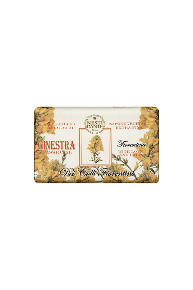 Dei Colli Fiorentini Wild Broom Triple Milled Soap Bar 250g | Italian Vegan Soap | Detoxifying Wild Broom & Renewing Botanicals | Nourishing Cleanser | Paraben, GMO & Petrochemical-Free