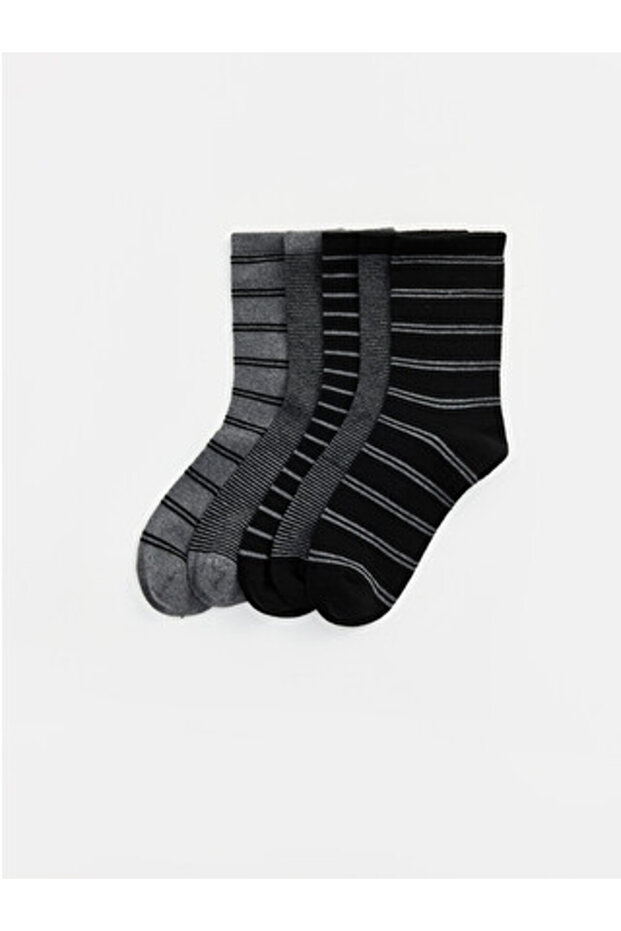 Mixed Striped Boys' 5-Piece Sock Socks