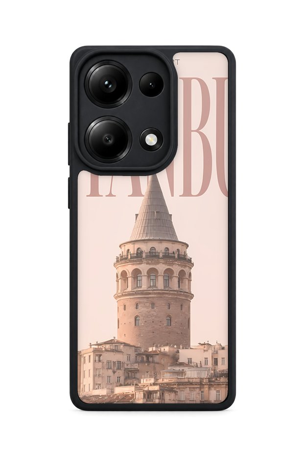 حافظة مقاومة للصدمات متوافقة مع Redmi Note 13 Pro 4G مع حماية للكاميرا بنمط جالاتا توليس