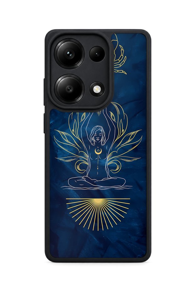حافظة مقاومة للصدمات متوافقة مع Redmi Note 13 Pro 4G مع نمط تصميم خاص لحماية الكاميرا
