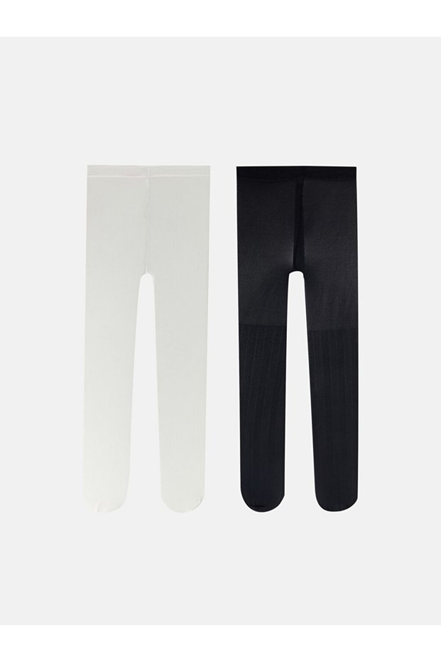 Esvab • Modern & Stylish Girls' Pantyhose 2-Pack