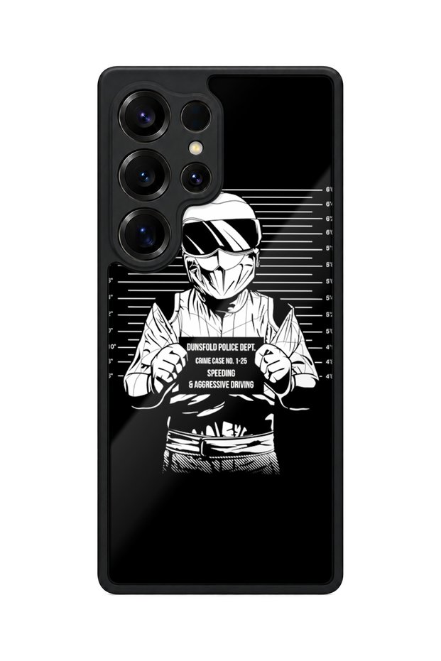 Samsung Galaxy S25 Ultra Compatible Racer Patterned Shockproof Case with Camera Protection
