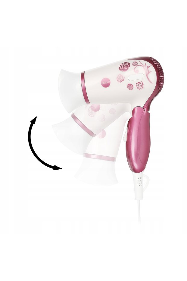 Uscător de păr mic, pliabil, puternic, 1200W