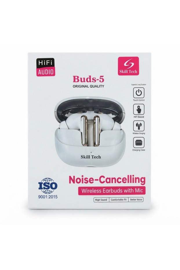 Skill Tech Buds-5 Wireless Earbuds with Mic