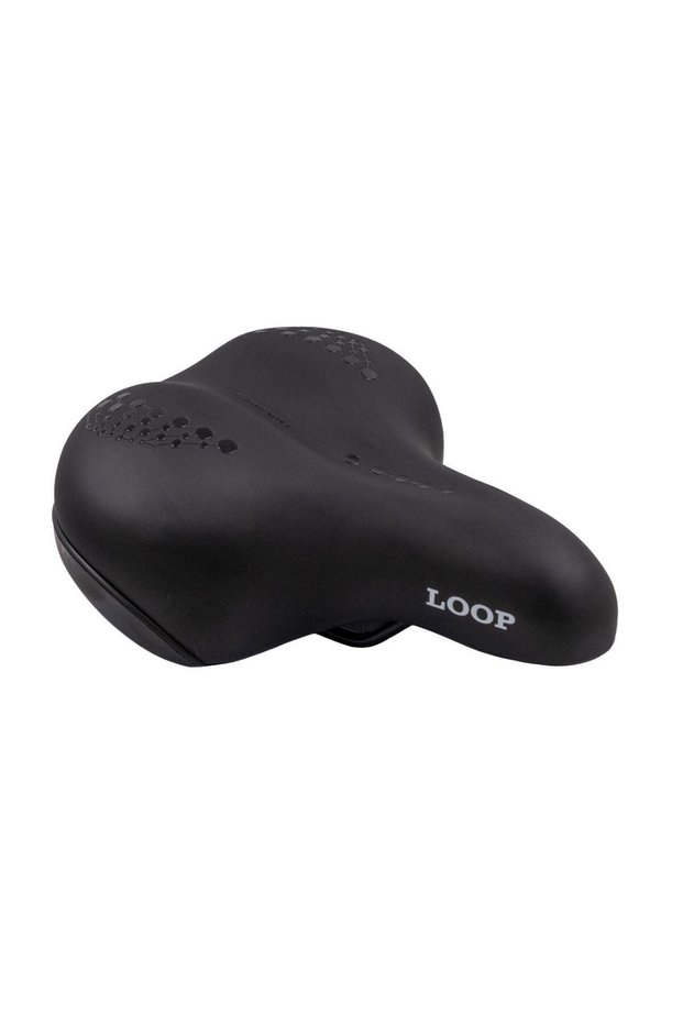 Loop Zy-9357-B Saddle 255X205Mm 610Gr Adult Mtb Wide Bicycle Saddle 24-26-29 Rim Compatible Black