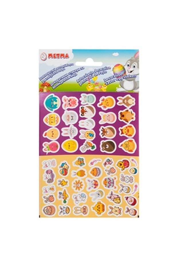 Decorative Patterned Stickers for Easter Eggs - 53pcs