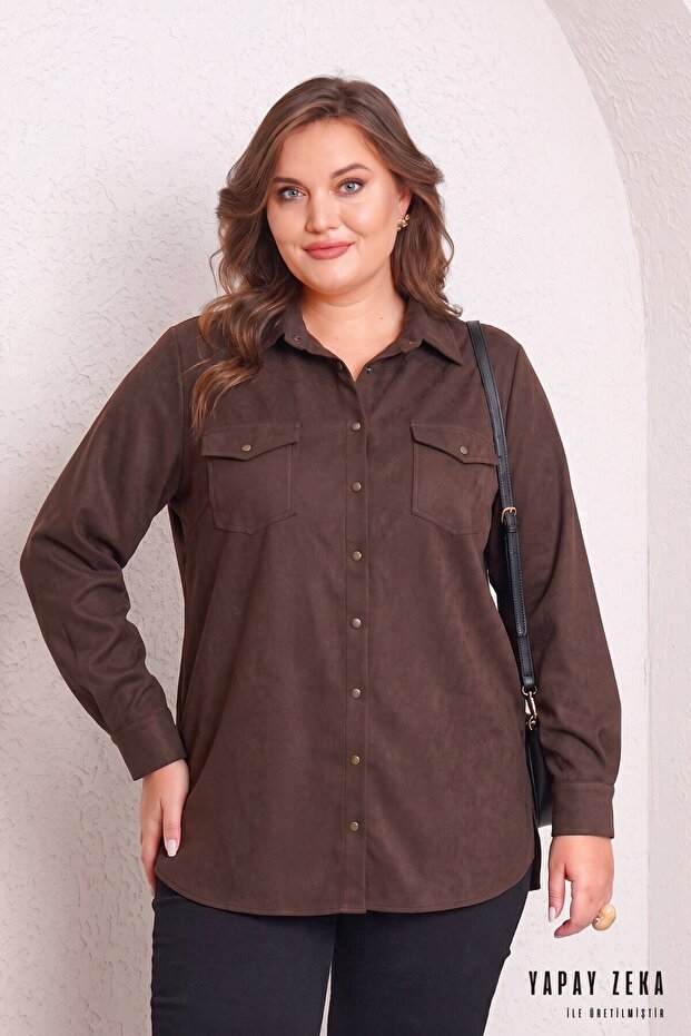 Jeans Effected Modal Shirt