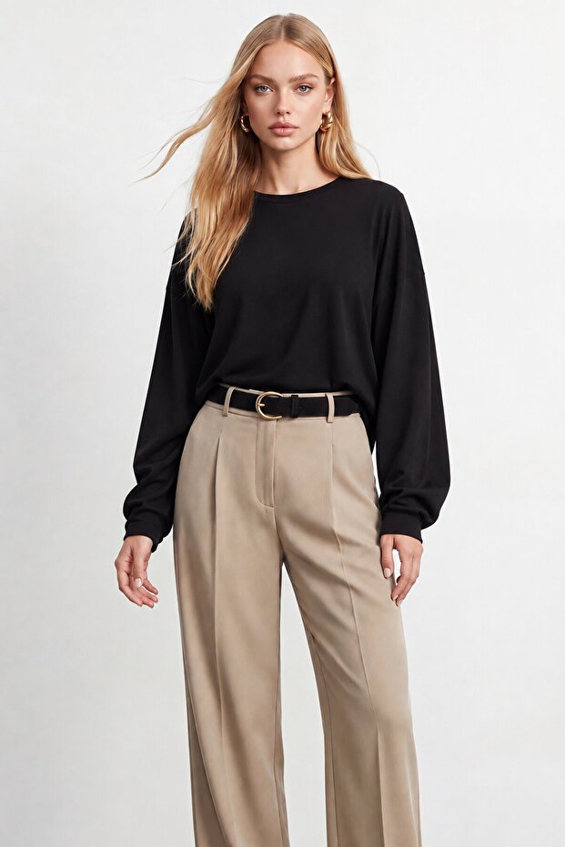 Long Sleeve Basic Blouse