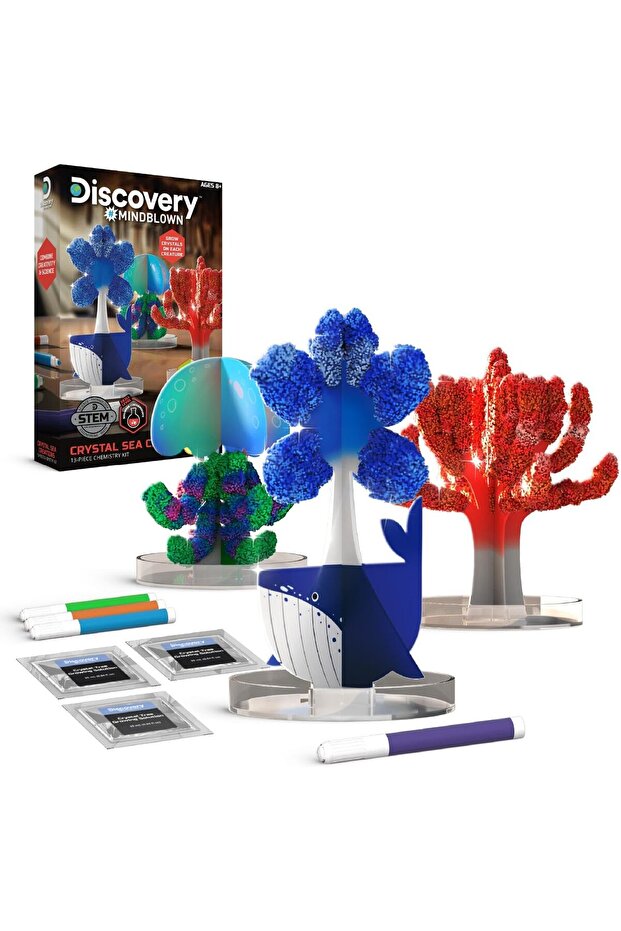 Mindblown Crystal Sea Creations Chemistry Kit, 13 Pieces