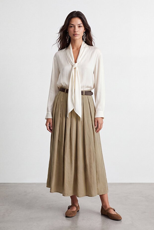 Belted Skirt