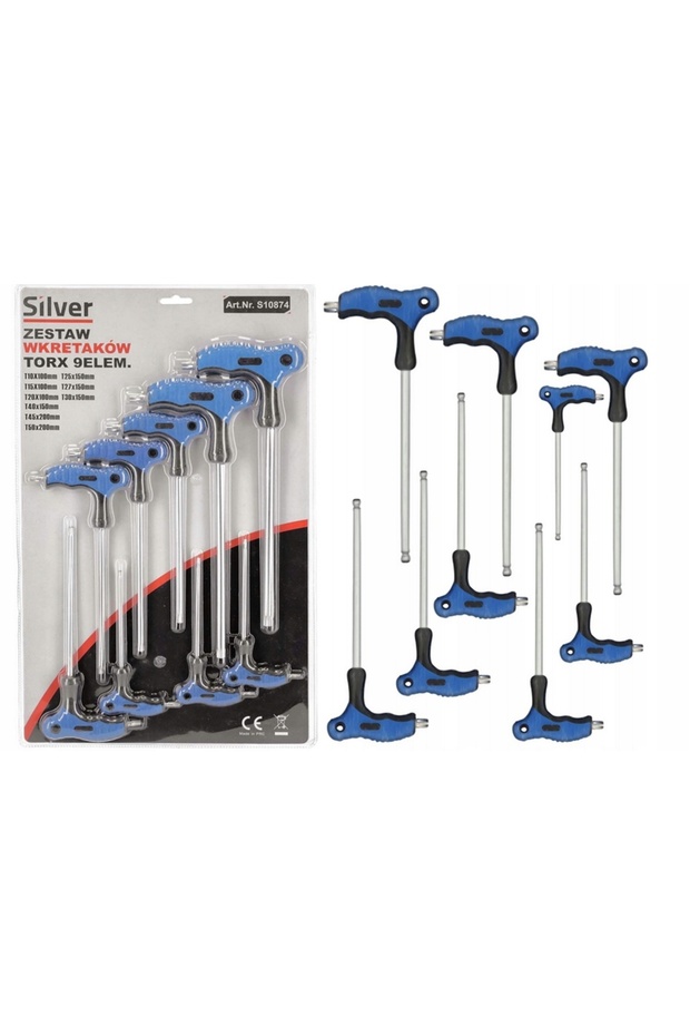 Set de șurubelnițe tip Torx T 9el.