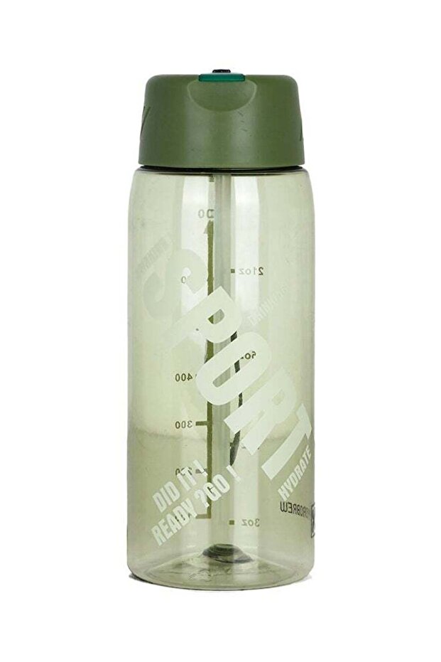 Water Bottle With Grab String 800 ML - Green