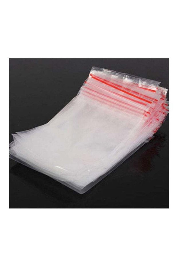 100-Piece Reclosable Zipped Lock Bags Clear
