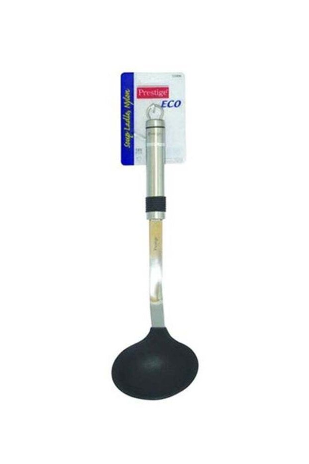 Soup Ladle With Nylon Head Black/Silver/Beige 32cm