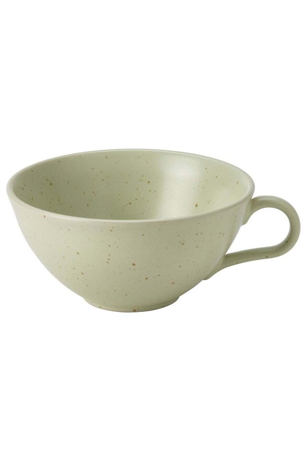 Speckled Stoneware Mug, Light Green, 45 cl