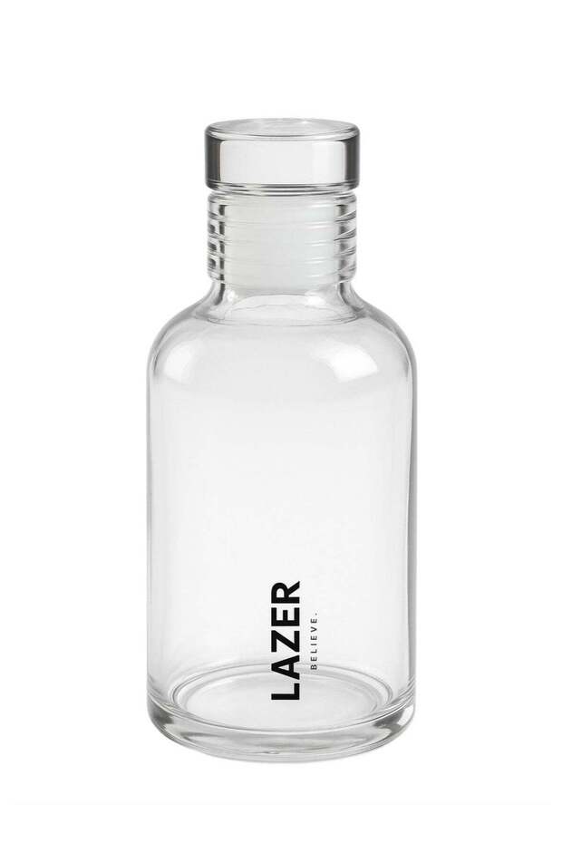 Lazer Pure Borosilicate Glass Water Bottle 300ml – BPA-Free, Eco-Friendly, Durable & Leak-Proof Transparent Bottle