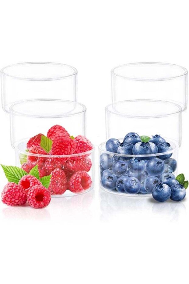 Borosil New Large Glass Bowl Set(180 Ml) Set Of 6 Clear 180ml