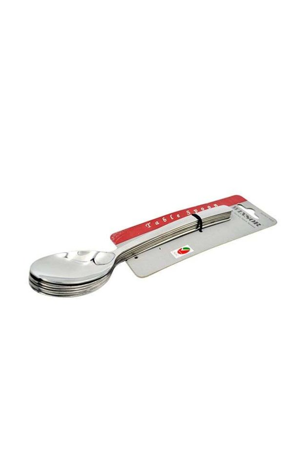 6-Piece Stainless Steel Basic Table Spoon For Dining