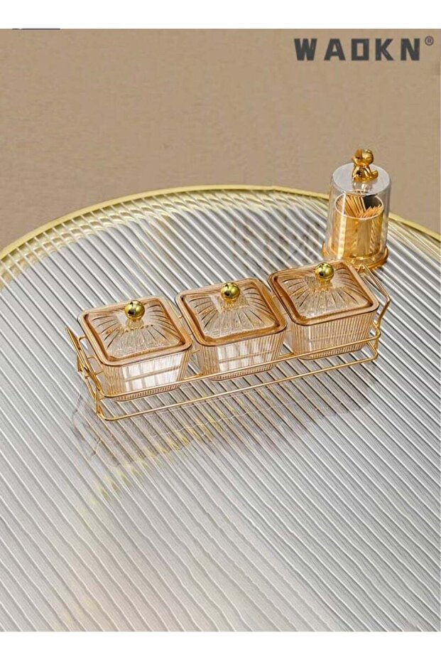 Dried Fruit Tray Storage Plate Set Multifunctional Candy Storage Box Snacks Storage Box with Lid Fo
