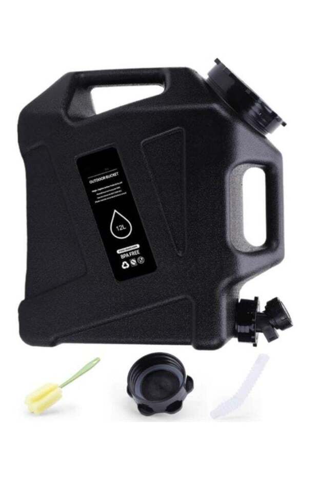 Camping Water Container 12L Water Jug with Spigot, Portable Water Tank Dispenser Carrier Camping Water Storage Containers for Vehicle Car Outdoor Camping