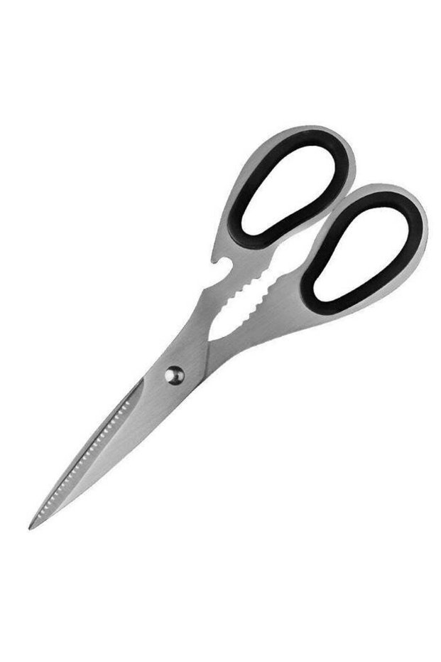 3-in-1 Multi-Function Kitchen Scissors, All-in-One Tool with Bottle Opener Nut Cracker, Heavy Duty Stainless Steel Utility Shears