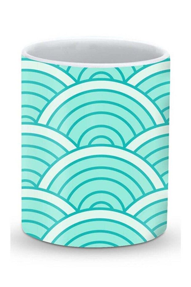 Premium Green Arch Designer Mug Green/White