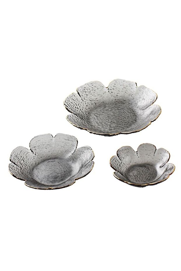 3 Pieces Creative Phnom Penh Household Glass Plate