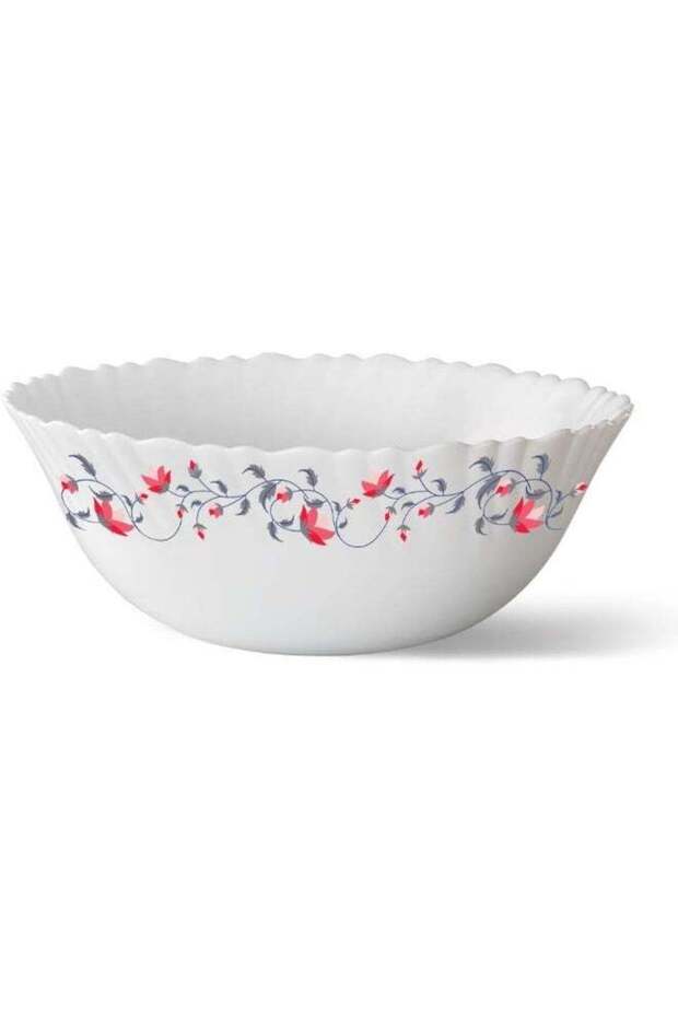 Larah Pentas Opal Serving Bowl white