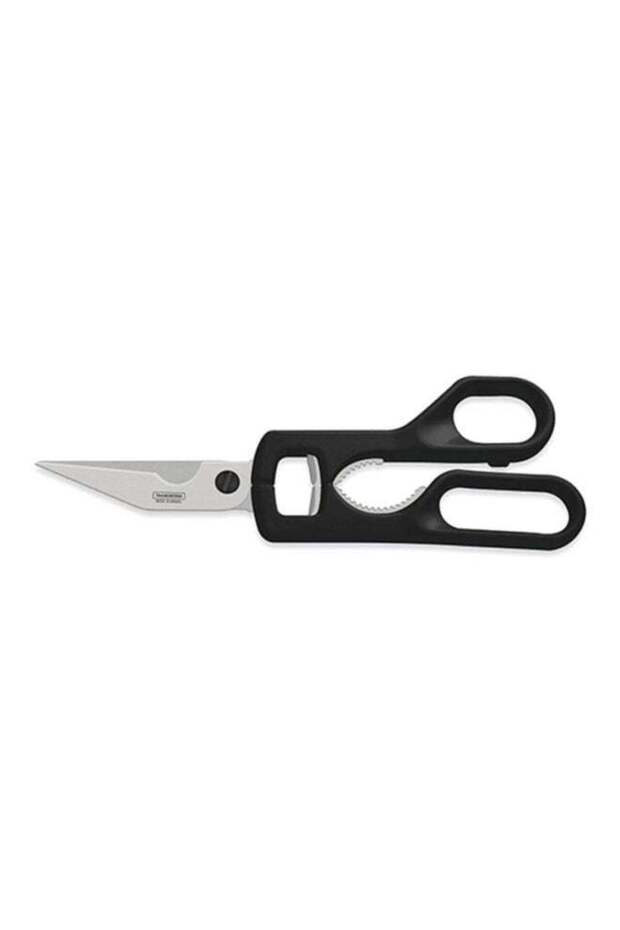 Supercort 9 Inches Household Scissors with Stainless Steel Blades and Black Polypropylene Handle Black/Silver Black/Silver 9inch