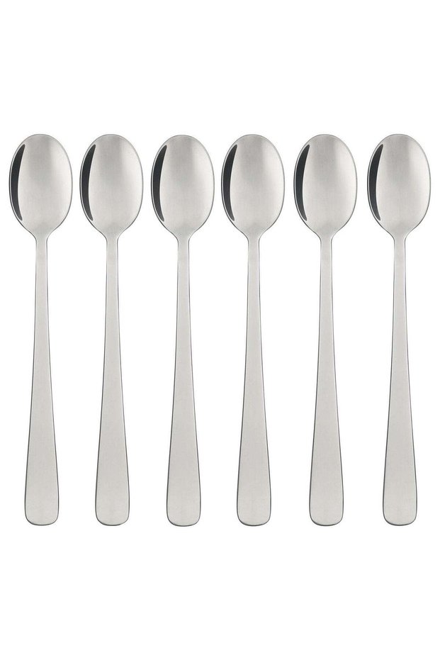 Dessert/Soup Spoons, Stainless Steel, 17 cm, 4-Pack
