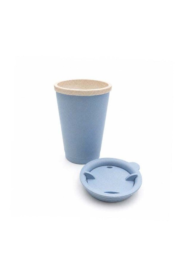 Wheat Straw Coffee Cup with Lid, Eco-Friendly and Reusable, Double Wall Water Mug, Leak Proof, Daily Use Travel Cup