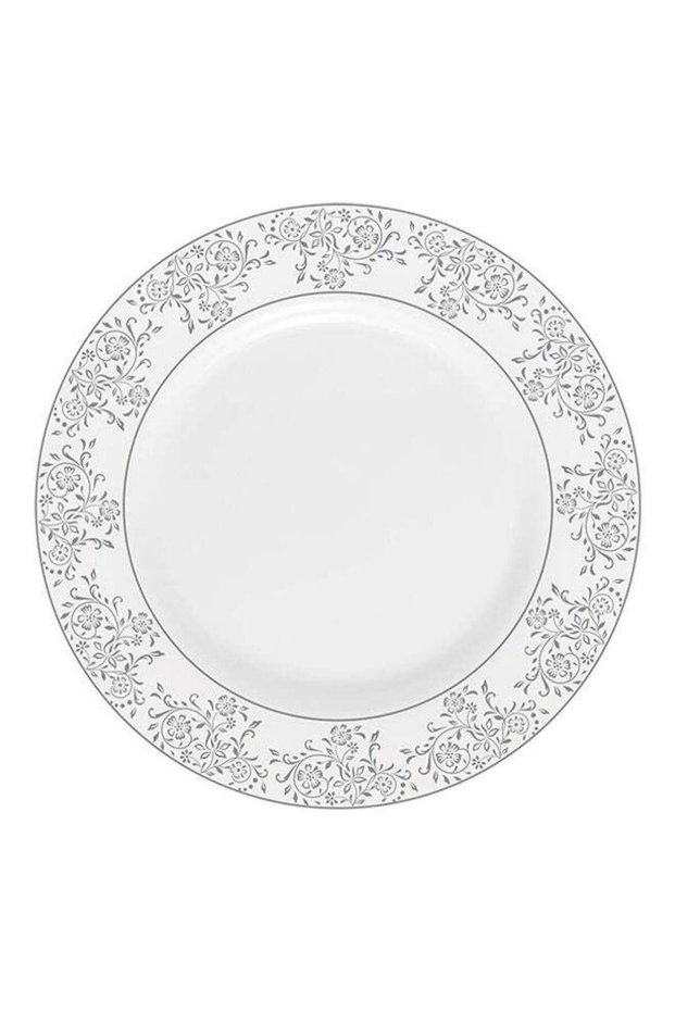 Royalford 11 Inch Opalware Full Plate | Velvett Collection, Premium-Quality, Light-Weight, Food-Gra