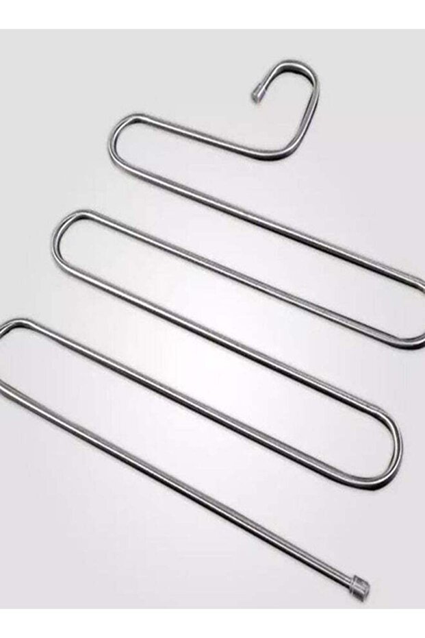 Iron Pants Hanger with Reverse S,Versatile Non-Slip Heavy-Duty Trouser and Jeans Closet Organizer,Won't Deform Clothes,Super Strong Load-bearing Capacity