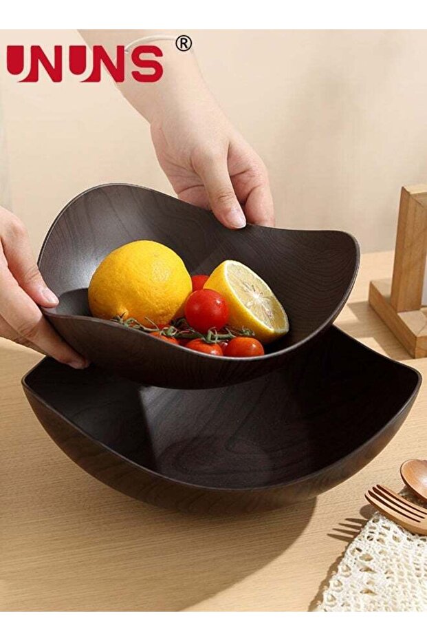 2pcs Fruit Bowls,Fruit Plate,Candy Plate, Retro Simple Snacks,Snack Nut Plate,Desktop Fruit Display