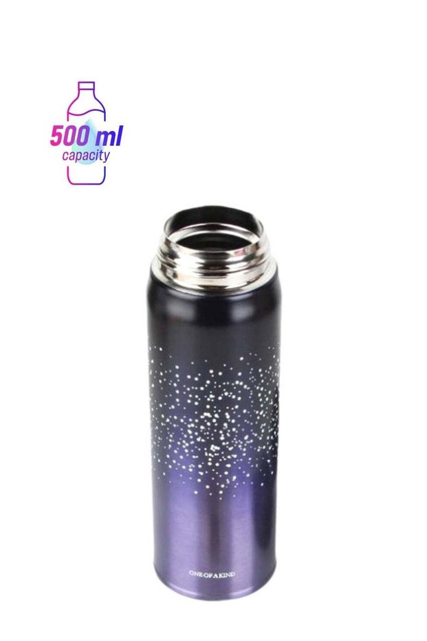 New Design Double Wall Thermos Water Bottle Purple/Black/Silver