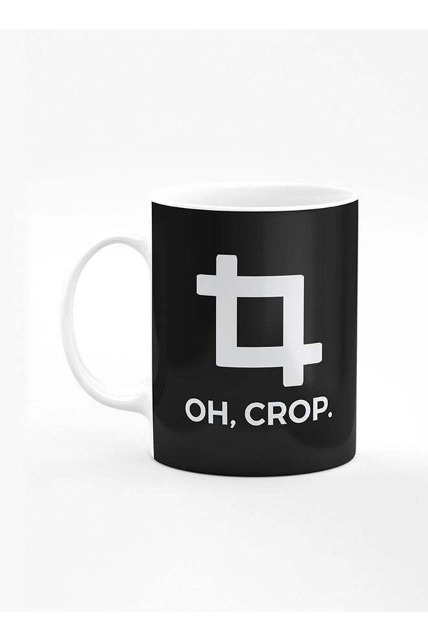 Designer Printed Coffee Mug with Heavy Duty Handle 11oz Ceramic Personalised Gift Mugs Cup [Microwave Safe & Dishwasher Proof] - Oh Crop