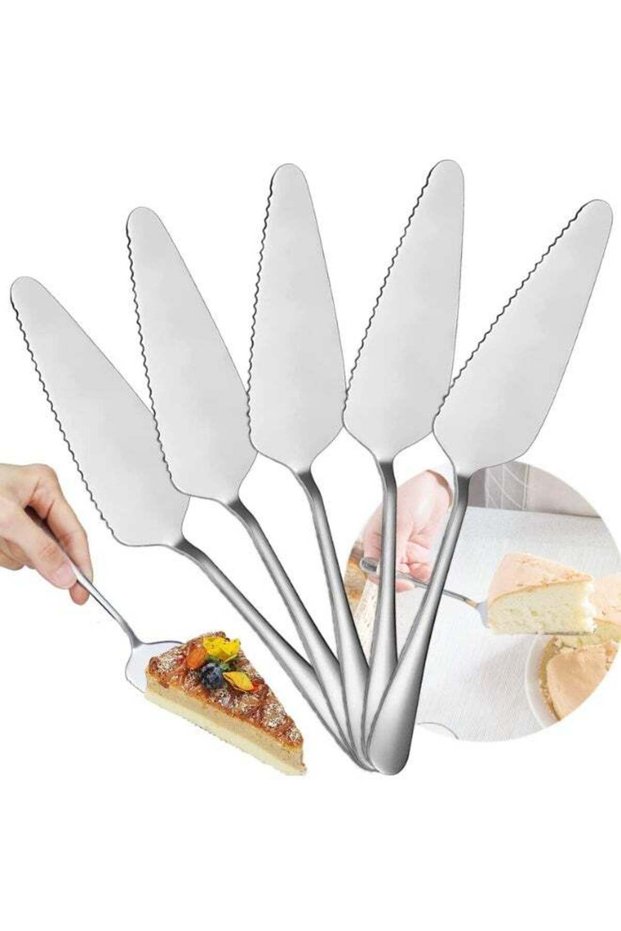 Cake Serving Set, Wedding Cake Knife and Server Set, Cake Cutting Utensils Stainless Steel, Cake Cutter Serrated Cake Knife, Professional Dessert Server for Cake Cheese Pie Pizza