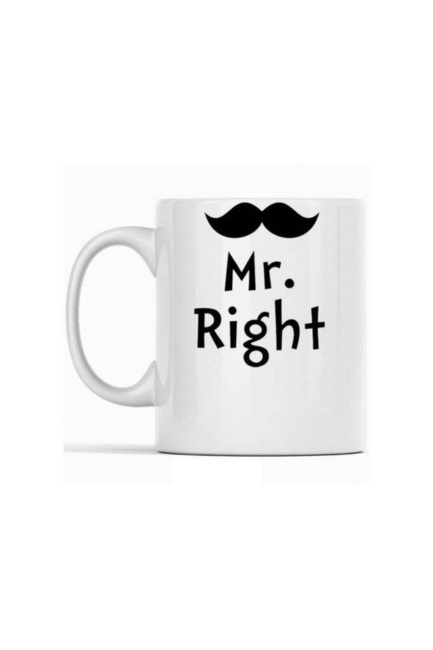 Mr.Right Printed Coffee Mug