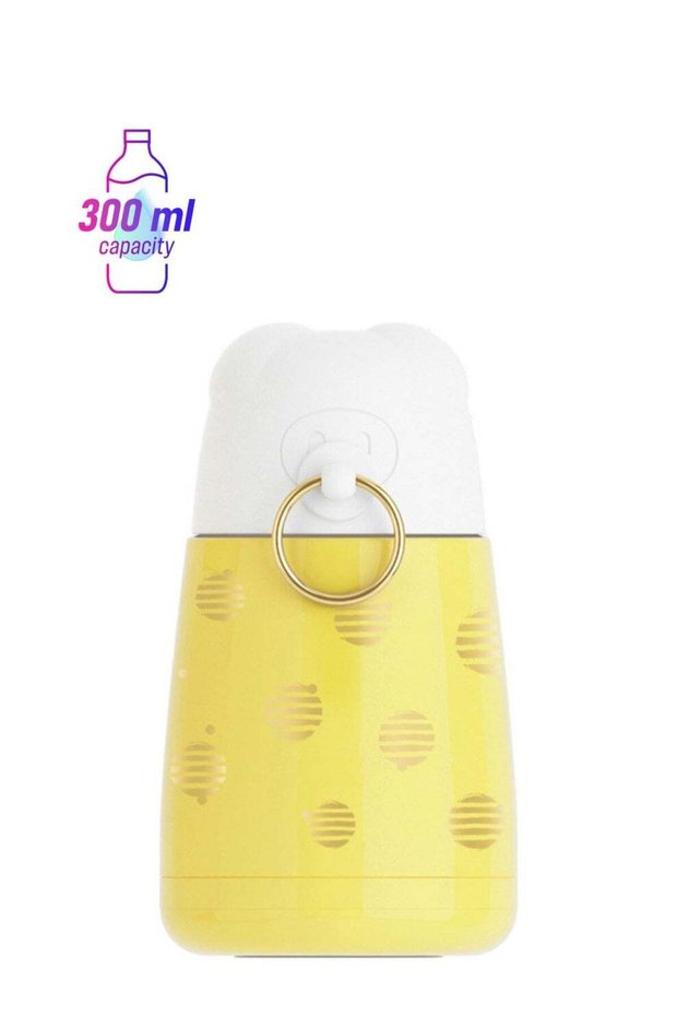 Jipush Stainless Steel Thermos Water Bottle Yellow 300ml