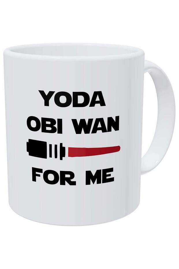 Yoda Obi Wan For Me, Love Valentines Day Funny Coffee Mug