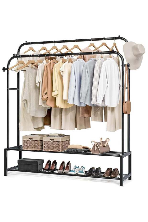 Folding Metal Clothes Dryer Drying Space Laundry Washing Durable Metal Drying Rack Multifunctional Air Dryer Ideal For Indoor And Outdoor 2 Folding Winged Clothes Dryer
