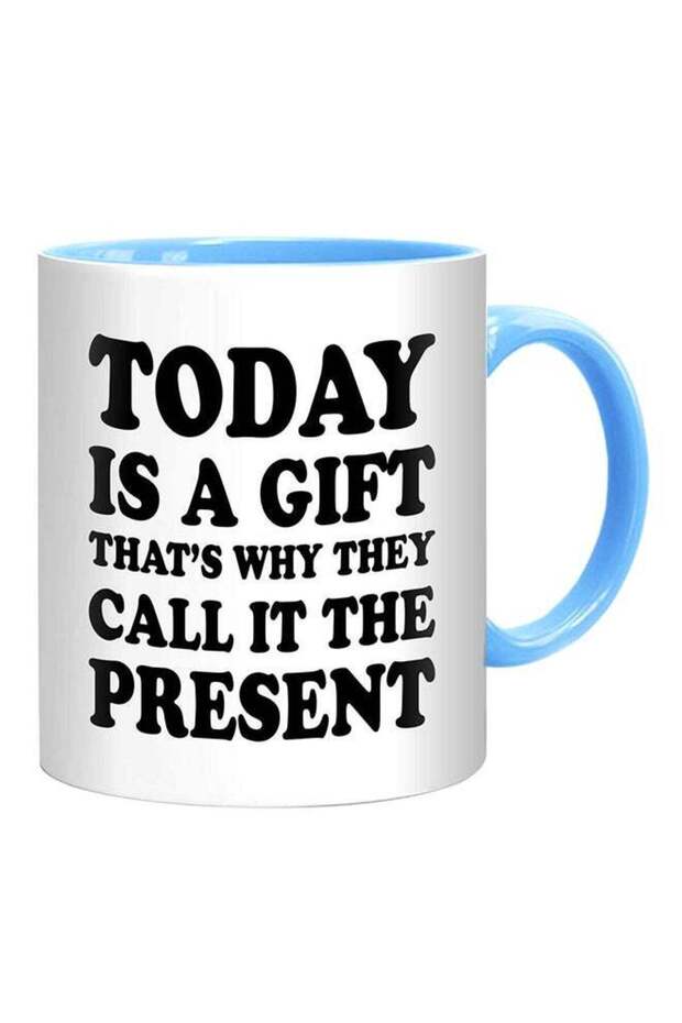 Today Is A Gift Mug White/Black/Blue