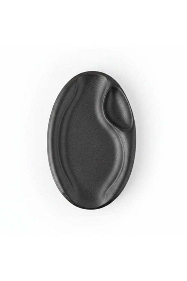 30cm Ceramic Oval Serving Plate with Sauce Bowl - Black Matte
