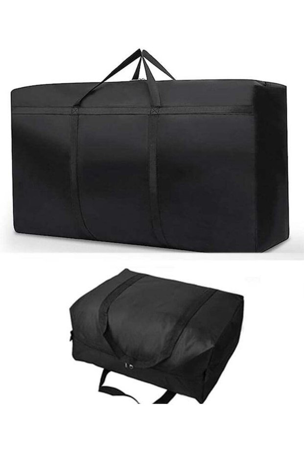 2Pcs Extra Large Storage Bags,Moving Bags with Zips Handles, Underbed Storage Organizer Bag, Waterproof and Dustproof, Sturdy and Durable,for Bedding/Duvets/Pillows/Laundry/Clothes/Moving home,80*45*