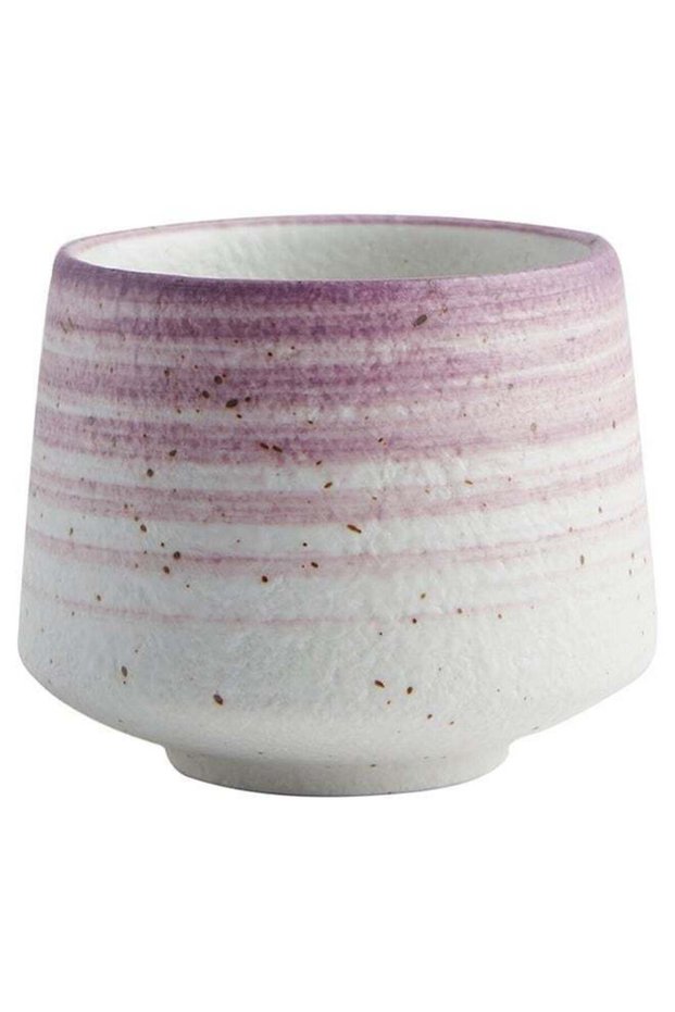 High temperature daily tableware cup, frosted Nordic leisure gift ceramic cup, tea cup coffee cup, 8.2*8.2*6.8cm, 200ML, purple