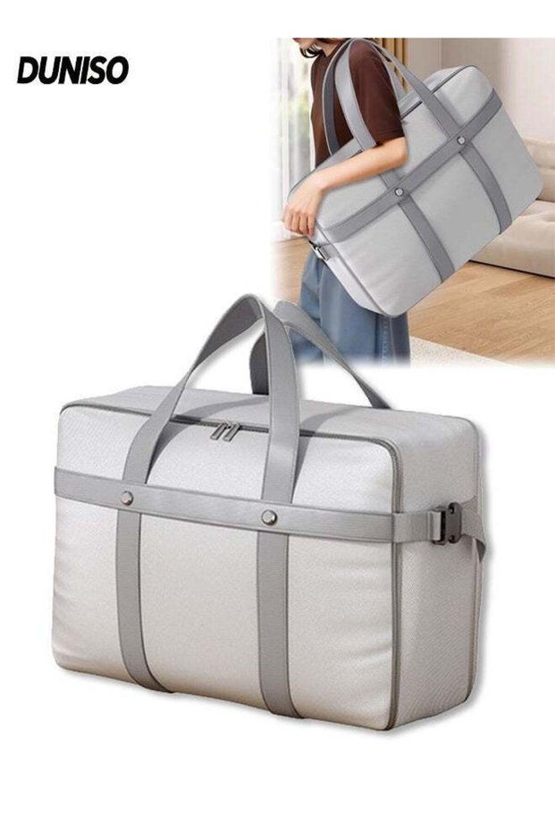 Extra Large Duffle Bag for Travel,Foldable Luggage Bag with Strong Zippers & Carrying Handles,Storage Bag Organizer for Moving, Traveling,75*25*50cm